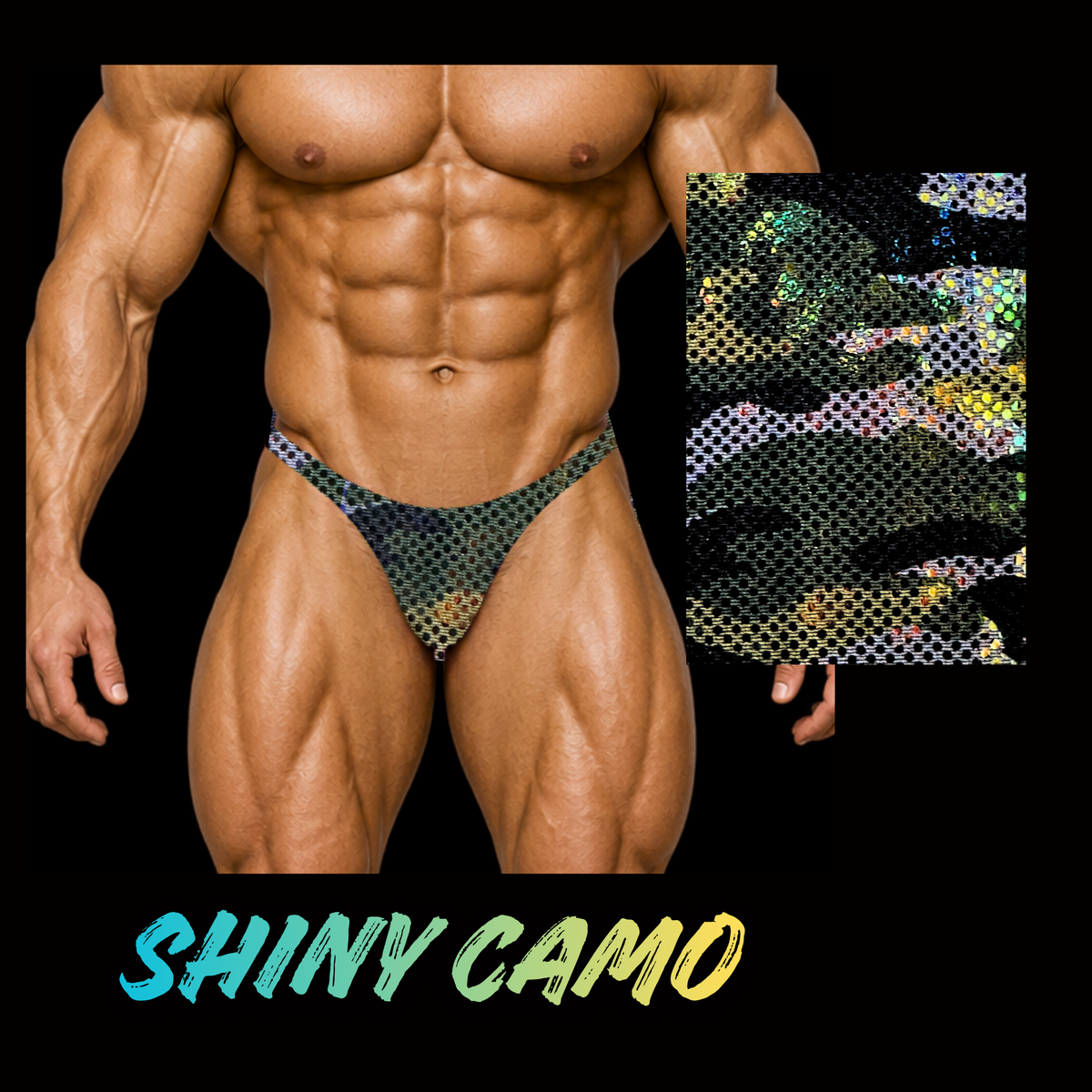 Quick Ship – Bodybuilding Trunks PRINTS