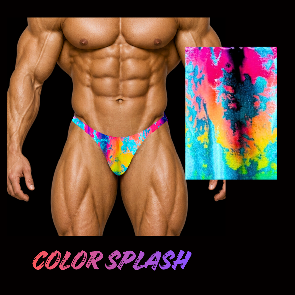 Quick Ship – Bodybuilding Trunks PRINTS