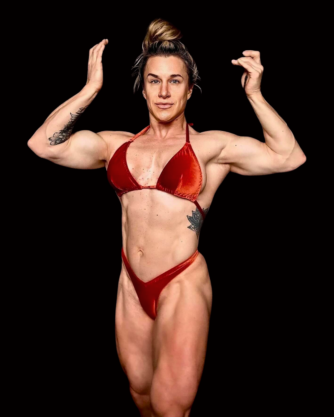 Figure Cut Posing Suit